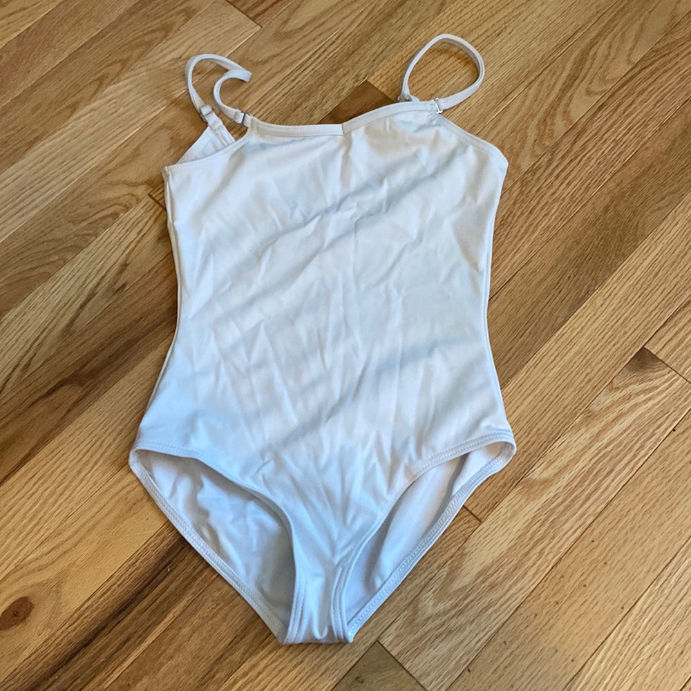 White ballet/dance leotard for girls